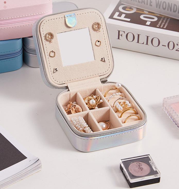 Органайзер для біжутерії та прикрас 15018 5х10х10 см перламутровий (5002596) - фото 5 Органайзер для біжутерії та прикрас 15018 5х10х10 см перламутровий (5002596) - фото 5