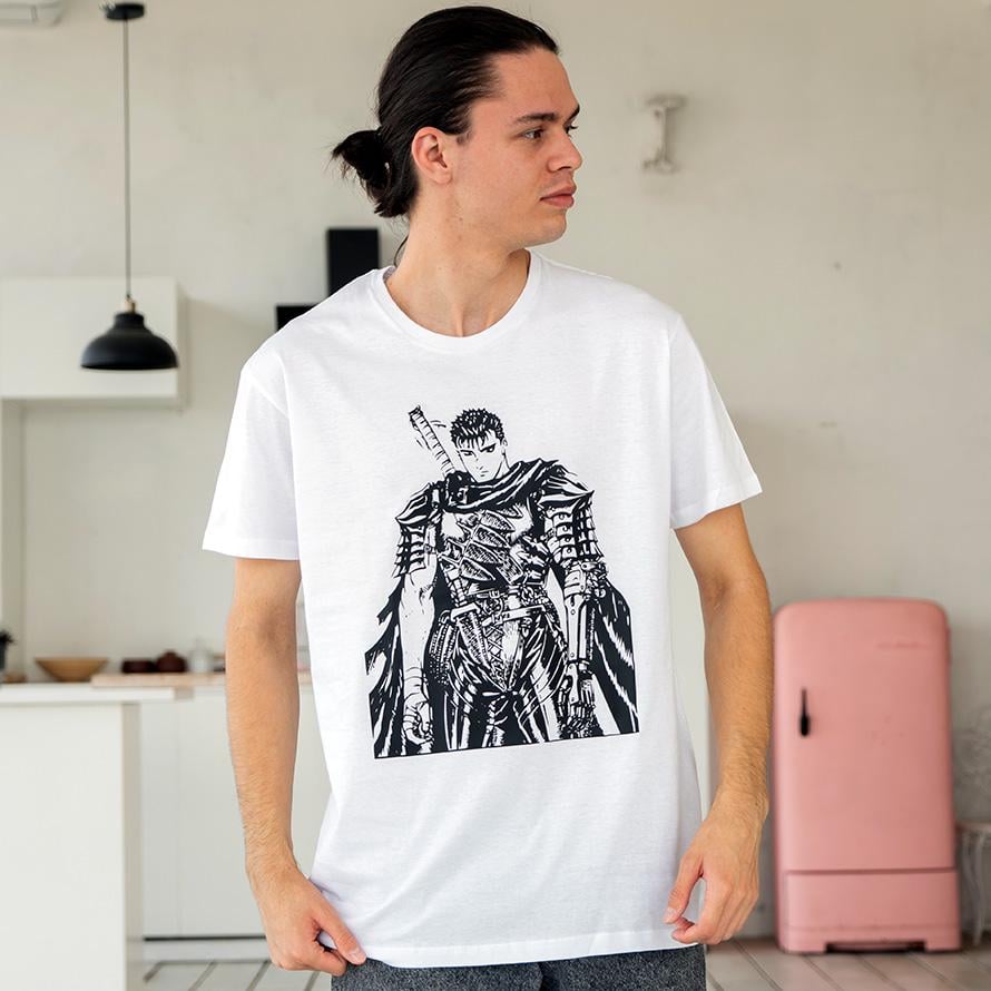 Футболка унисекс Berserk Guts S Белый (00000002093)