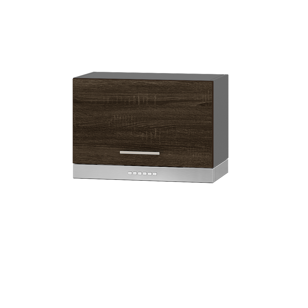 Шафа верхня Еверест Оптіма модуль Верх для витяжки В15-600 60х30х36 см Дуб Сонома Трюфель/Антрацит (06129) - фото 1 Шафа верхня Еверест Оптіма модуль Верх для витяжки В15-600 60х30х36 см Дуб Сонома Трюфель/Антрацит (06129) - фото 1