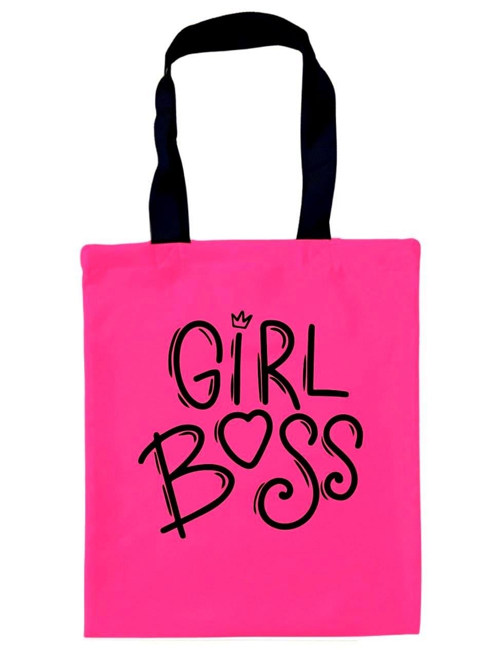 Сумка-шопер Girl boss 35x40 см габардин Малиновый (37203846)
