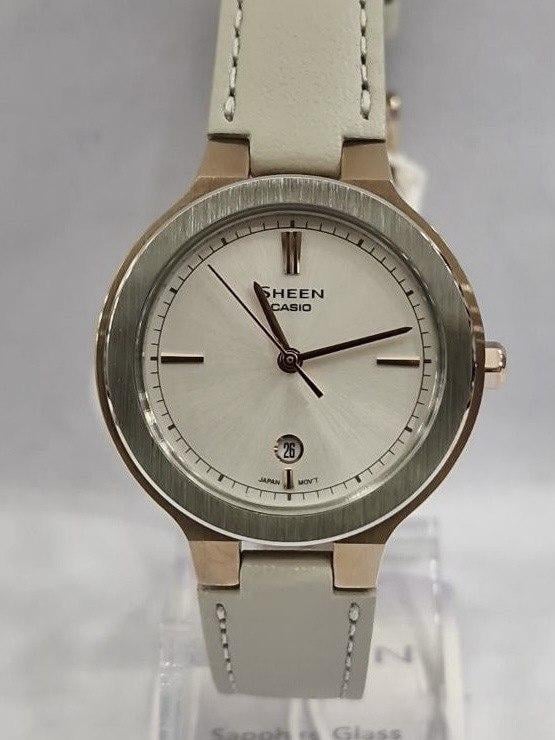 Наручные часы женские Casio Sheen SHE-4559GBL-7A Casio Collection со стальным корпусом Белый (3099892536) Наручные часы женские Casio Sheen SHE-4559GBL-7A Casio Collection со стальным корпусом Белый (3099892536)