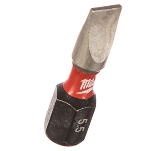 Біта Milwaukee Shockwave SL 0.8x5.5 25 мм 2 шт. (4932430902)
