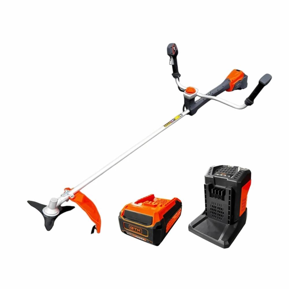 Мотокоса аккумуляторная GTM BC56/1800BL KIT 420 мм 5800 об/мин 2,4 мм BL 56 В комплект