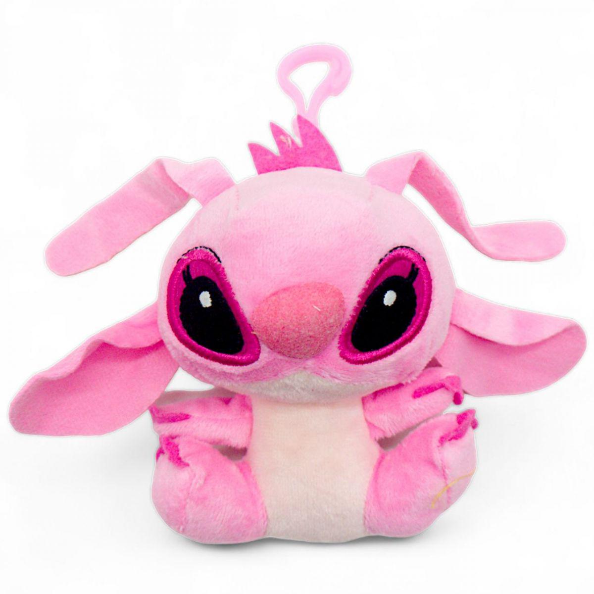 М'яка іграшка-брелок Стіч 11 см Рожевий (240330)