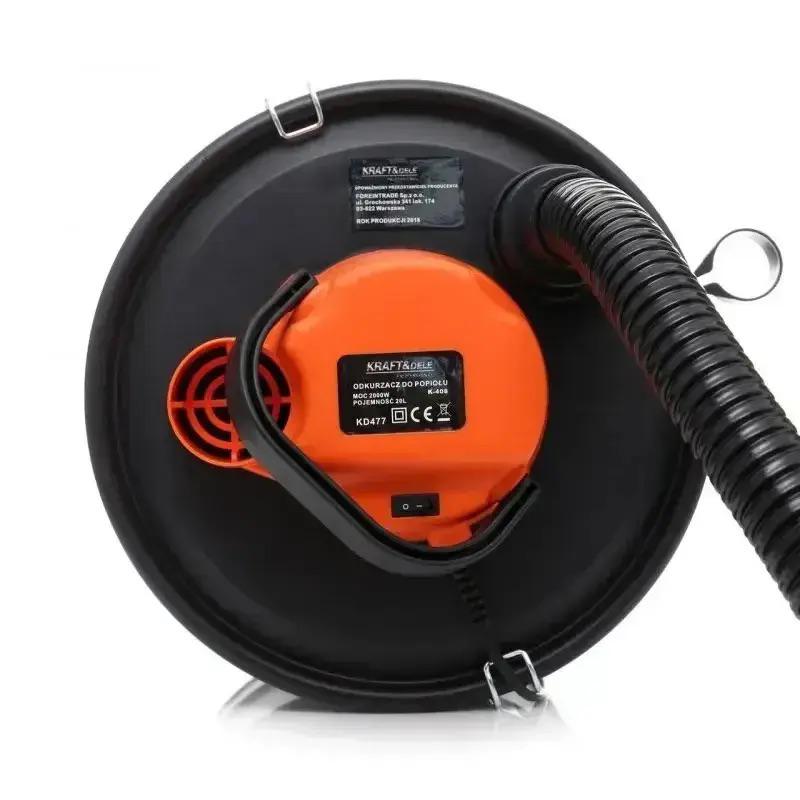 Пилосос для золи та попелу Kraft&Dele 20 л зі спеціальним фільтром для димоходів і камінів 2000 Вт Чорний - фото 2 Пилосос для золи та попелу Kraft&Dele 20 л зі спеціальним фільтром для димоходів і камінів 2000 Вт Чорний - фото 2