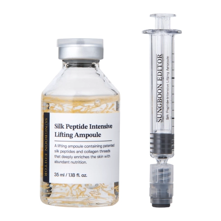 Ліфтинг-ампула інтенсивна Sungboon Editor Silk Peptide Intensive Lifting Ampoule з екстрактом шовку і пептидним комплексом 35 мл (8809684568934)