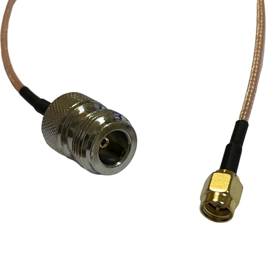 Пигтейл для РЕБ SMA-Male to N-Female с кабелем RG316 30 см (00-00024281)