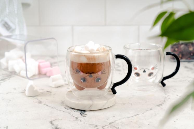 Набор чашек Ardesto AR2625BAR Animals с двойными стенками 2х250 мл (2445051650) - фото 4 Набор чашек Ardesto AR2625BAR Animals с двойными стенками 2х250 мл (2445051650) - фото 4