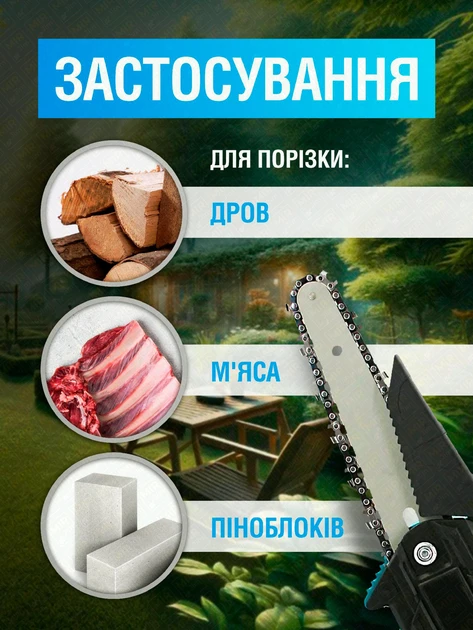 Акумуляторна електропила Domotec 12-16" із 2 батареями 48V у кейсі (9639) - фото 4