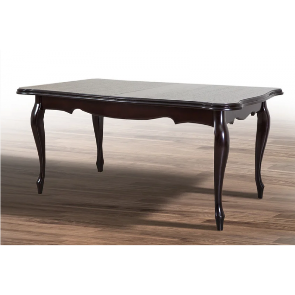 Стіл обідній прямокутний розкладний Мікс Меблі Royal 90x160 см Венге/Шоколад Стіл обідній прямокутний розкладний Мікс Меблі Royal 90x160 см Венге/Шоколад