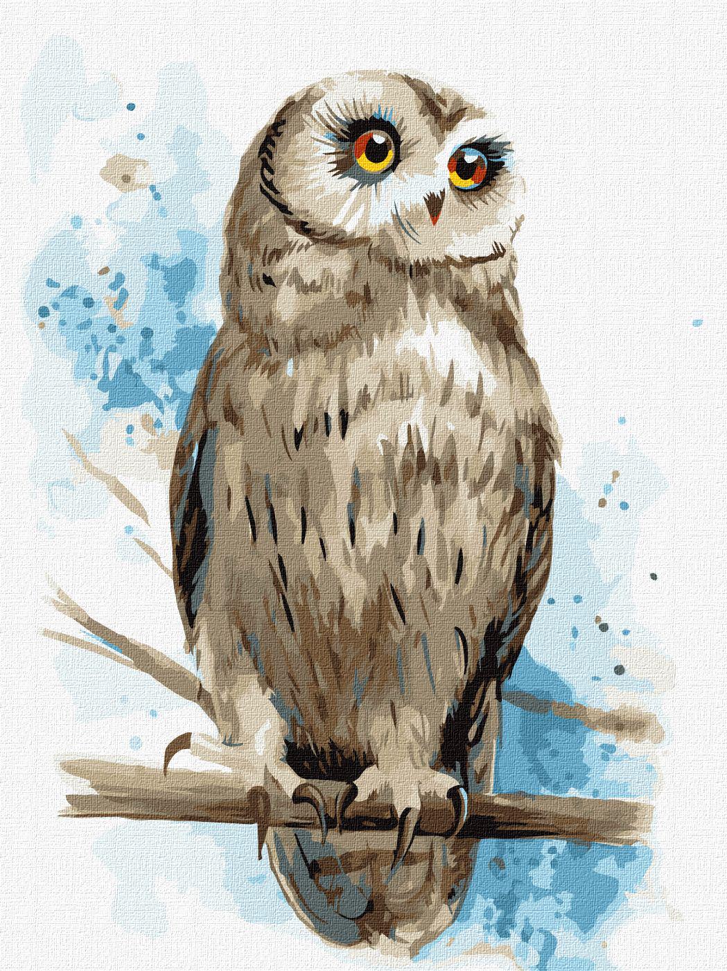 Картина за номерами Ideyka Мудрий погляд кно4296 30x40 см (MTT-145511)