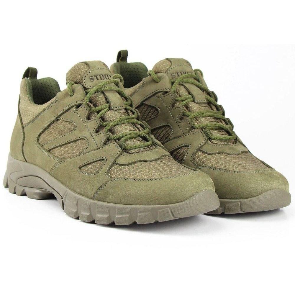 Кроссовки туристические Стимул Хамелеон р. 44 лето/усиленные Оливковый - фото 1
