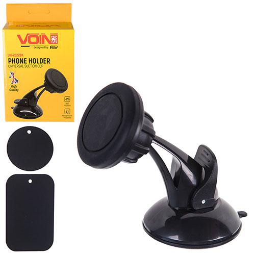 Держатель мобильного телефона Voin UH-2022 магнитный на присоске Black (UH2022BK)