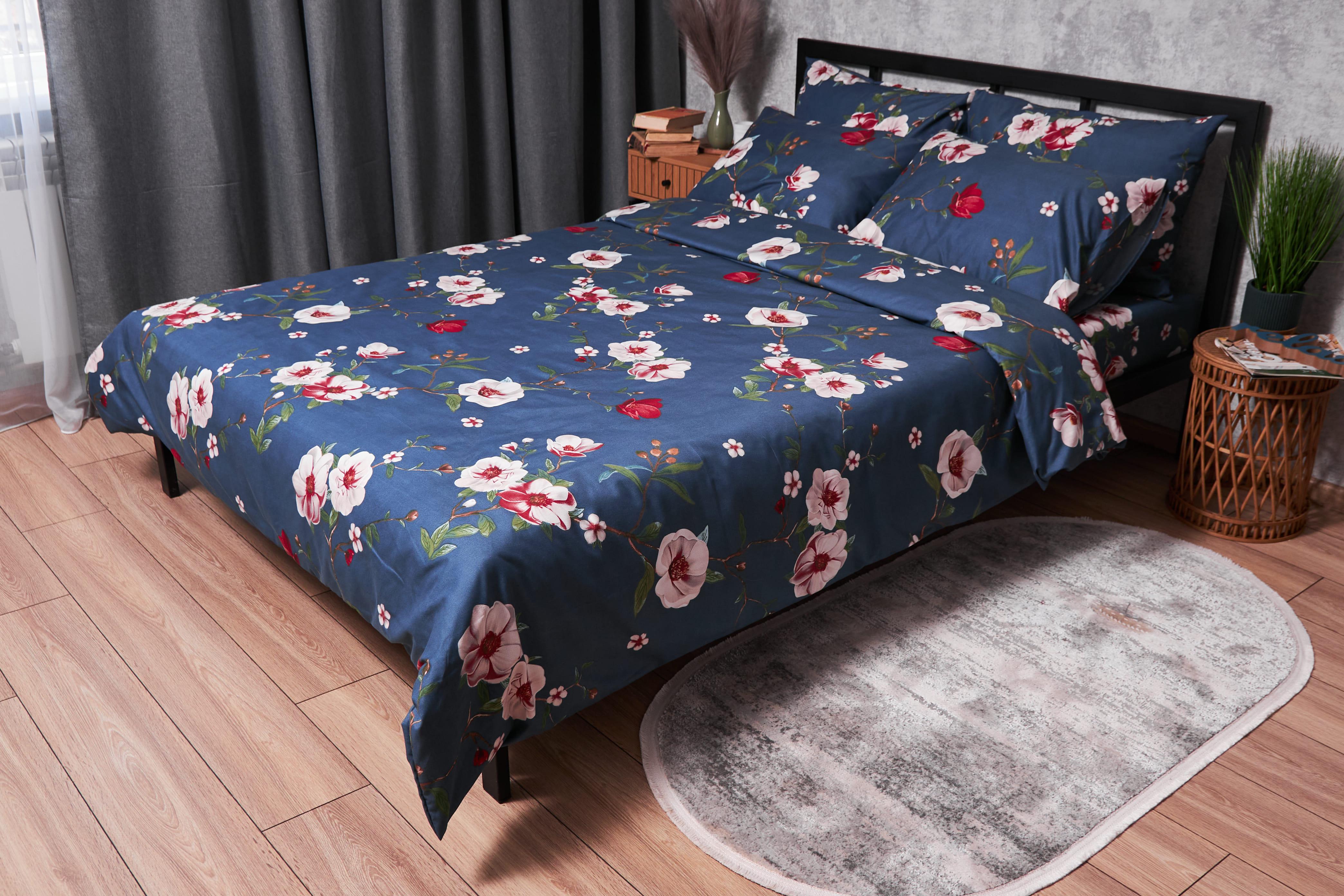 Комплект постельного белья Moon&Star Premium Bush Peony полисатин двуспальный 175х210 см наволочки 2 шт. (MS-820003717)