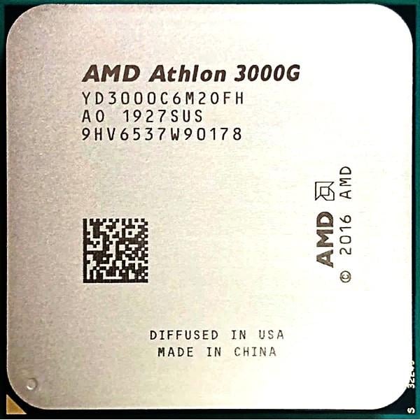 Процессор AMD Athlon 3000G YD3000C6M2OFH sAM4 4T - фото 2