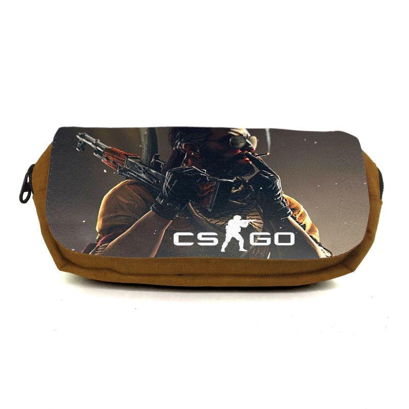 Пенал школьный Контр Забастовка CSGO-002 коричневый (1442739978) Пенал школьный Контр Забастовка CSGO-002 коричневый (1442739978)