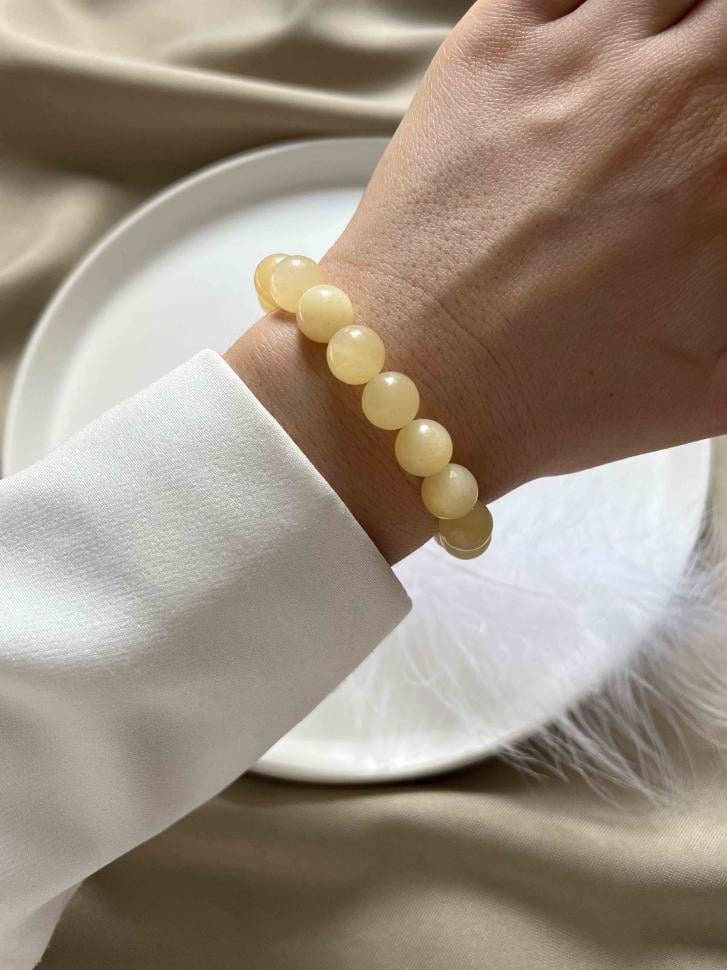 Браслет из натурального камня кальцит (4133) Браслет из натурального камня кальцит (4133)