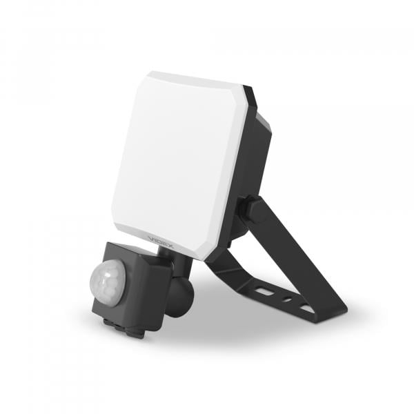 Прожектор Videx F3 20W 5000 K з датчиком руху 220 V Black (VLE-F3-0205B-S)