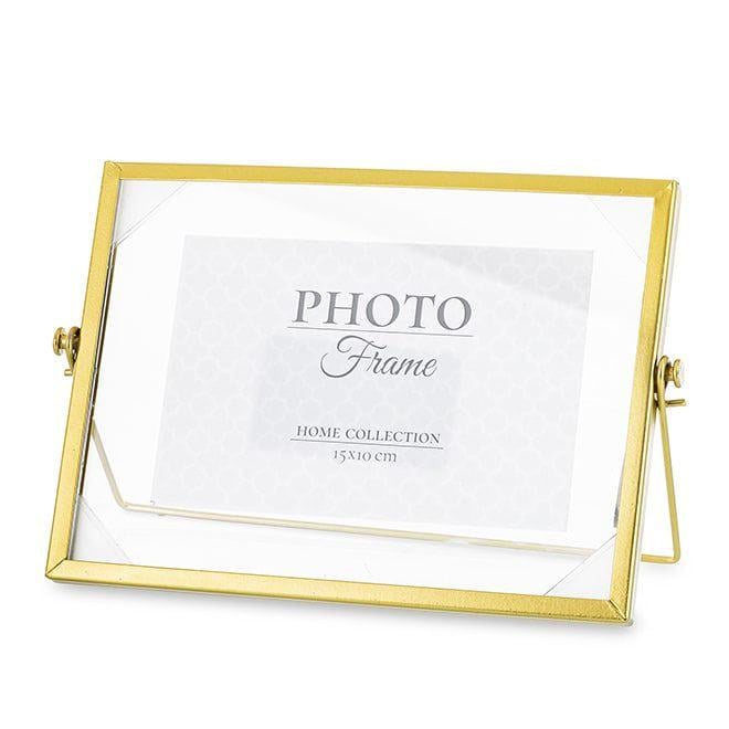 Фоторамка металлическая Flora Золотой (34572)