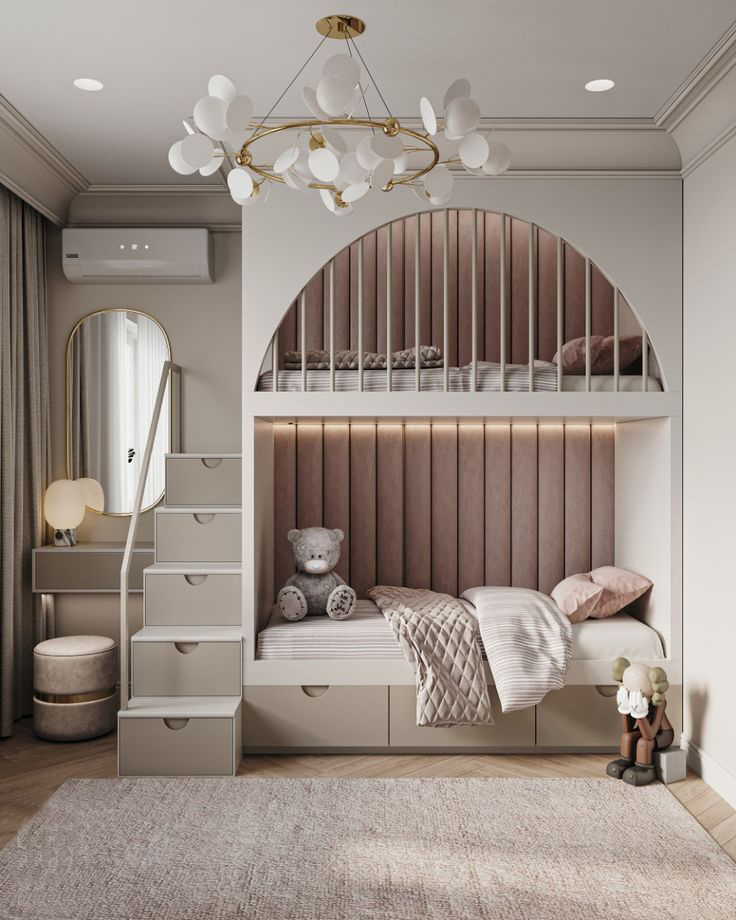 Ліжко двоярусне Fmebel Самобір Будиночок 800х1900 мм (20459)