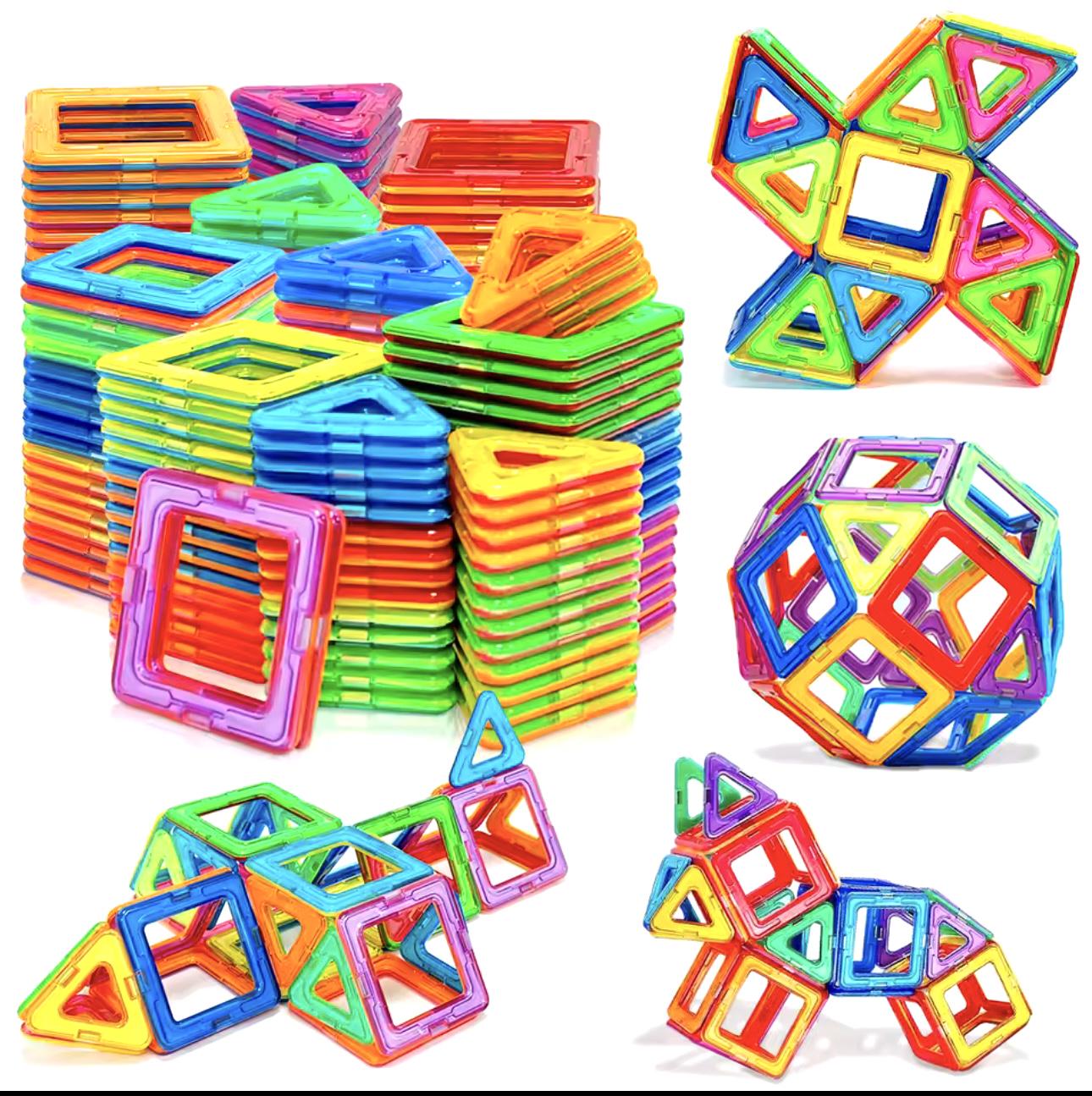 Конструктор магнитный 118 деталей с боксом (175)