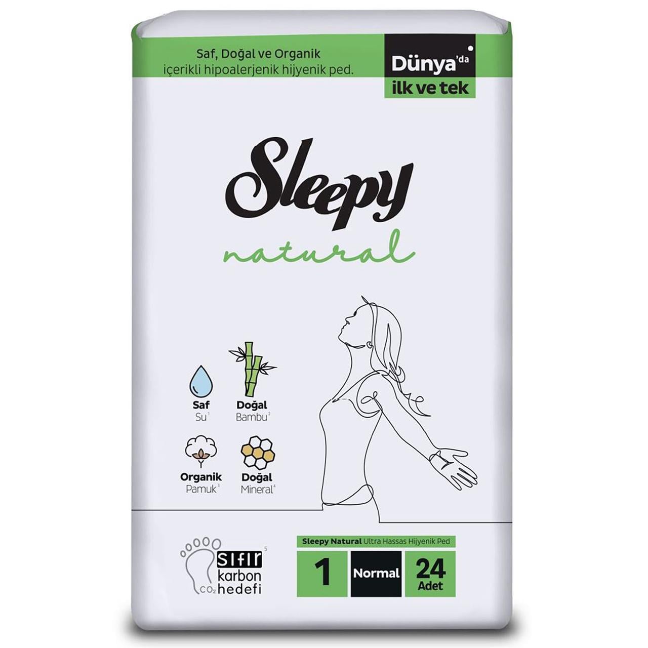 Гигиенические прокладки Sleepy Natural Normal гипоаллергенные 240 мм 5 капель 24 шт. (000006013) Гигиенические прокладки Sleepy Natural Normal гипоаллергенные 240 мм 5 капель 24 шт. (000006013)