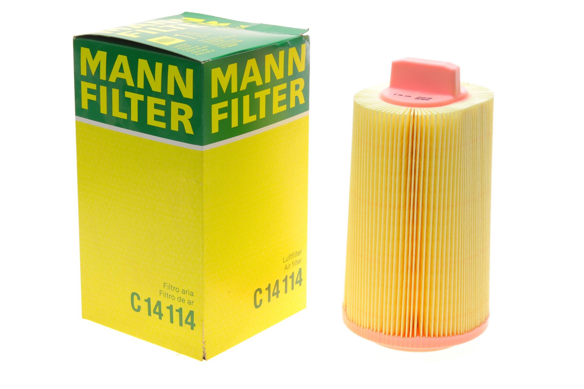 Фильтр воздушный Mann-Filter для MB Sprinter 1,8 M271 08-/C-class W203/W204/E-class W211 1,8 M271 02-09- (C 14 114)