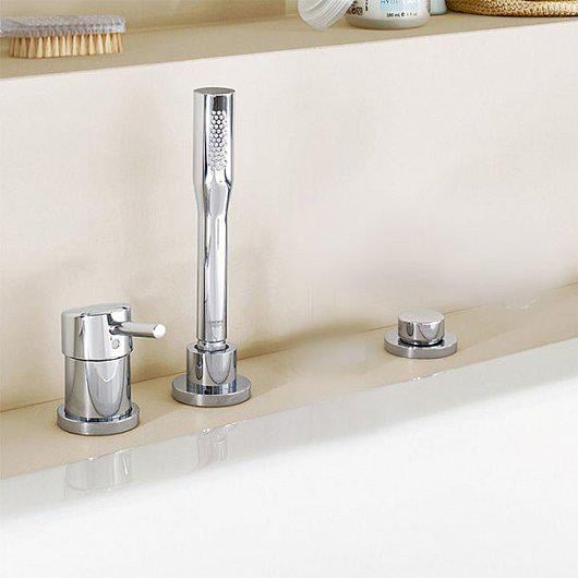 Змішувач на борт ванни Grohe Essence 19976001 на три отвори Хром (82893) - фото 3 Змішувач на борт ванни Grohe Essence 19976001 на три отвори Хром (82893) - фото 3