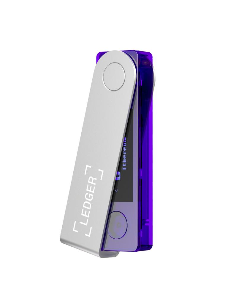 Крипто-кошелек аппаратный холодный Ledger Nano X Cosmic Purple - фото 2