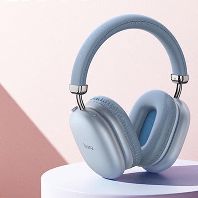 Навушники Hoco W35 Max Wireless Bluetooth Blue (000407) - фото 2 Навушники Hoco W35 Max Wireless Bluetooth Blue (000407) - фото 2