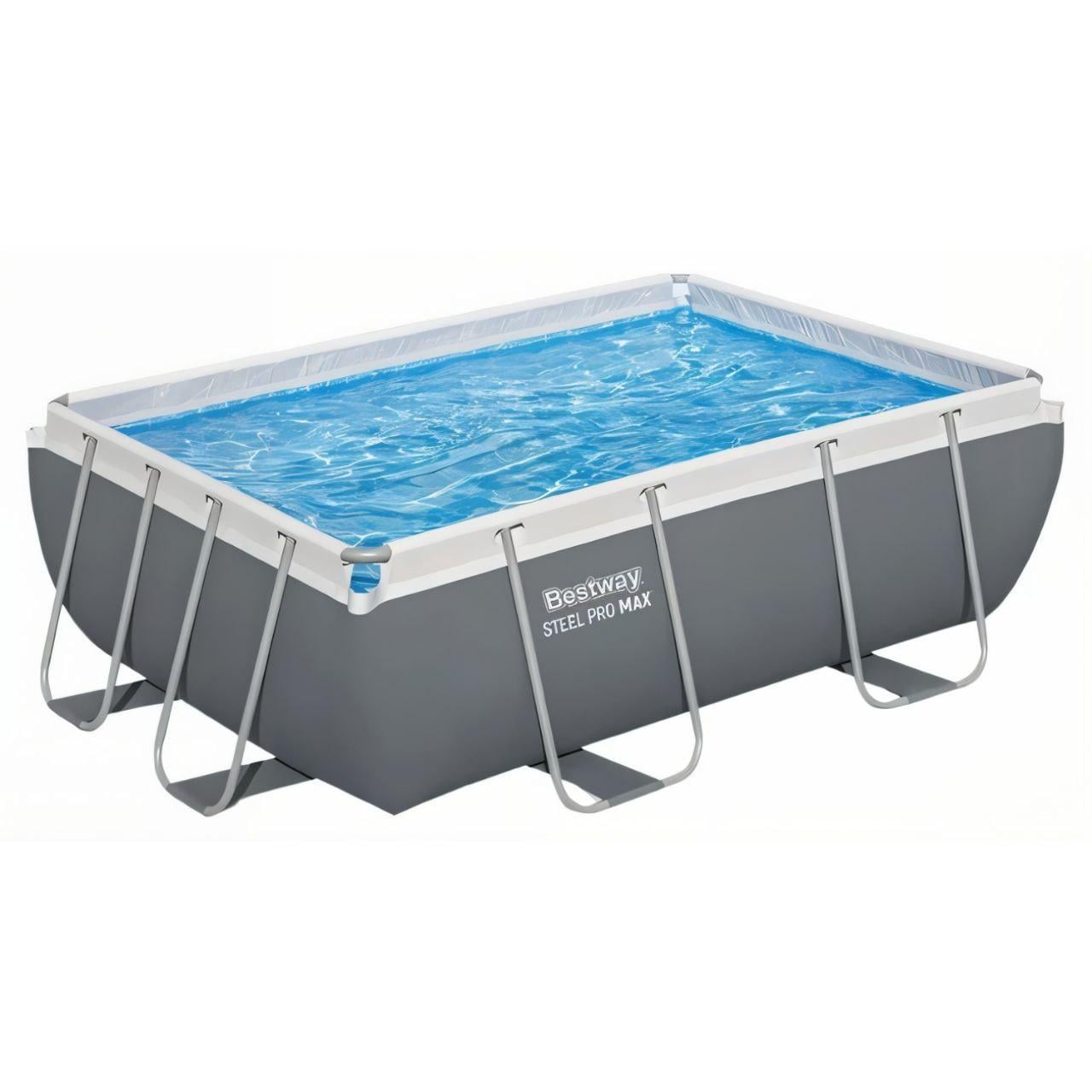 Бассейн каркасный Bestway 56629 прямоугольный 282×196×84 см с фильтр-насосом и ремкомплектом (34502864)