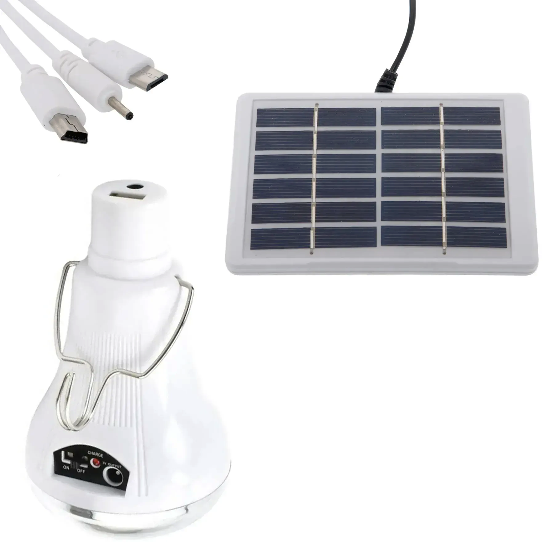 Лампочка аккумуляторная с солнечной панелью CL-508 10 Вт 1800 мАч (234568168) Лампочка аккумуляторная с солнечной панелью CL-508 10 Вт 1800 мАч (234568168)