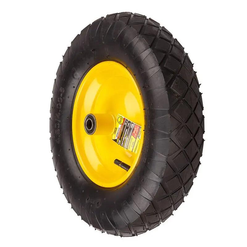 Колесо пневматическое усиленное BudMonster 4х8" карбон d 38 см втулка 130 мм (01-040/1) - фото 2