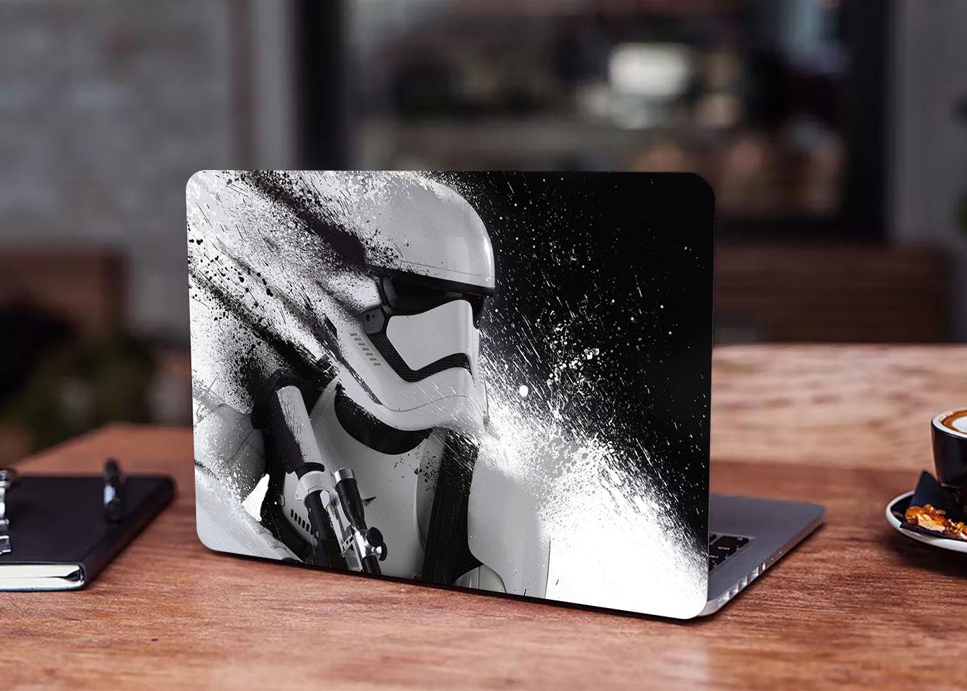 Декоративная наклейка на ноутбук 17,3" Star Wars Stormtrooper 400х260 мм (100851_17)