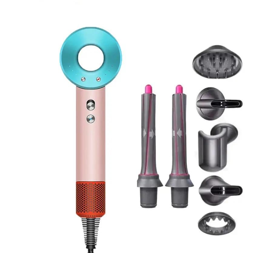 Фен-стайлер для волосся 7 насадок в 1 Supersonic Premium Magic Hair 1600 Вт Макарон (HD07ProM) Фен-стайлер для волосся 7 насадок в 1 Supersonic Premium Magic Hair 1600 Вт Макарон (HD07ProM)