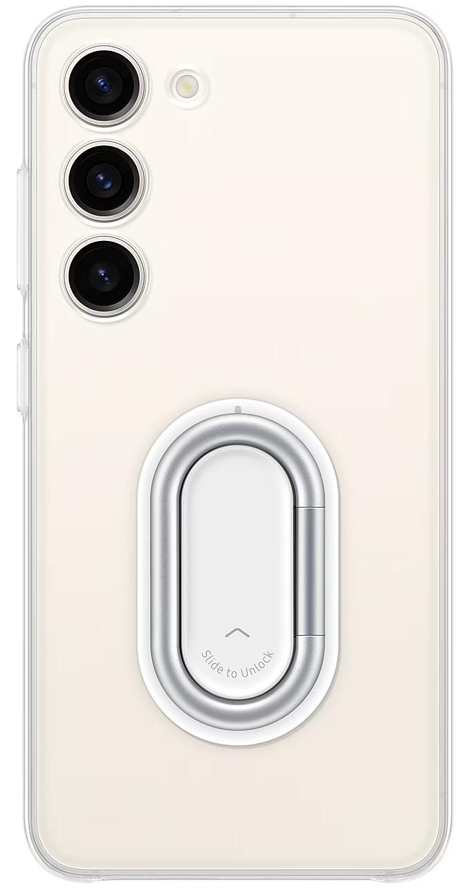 Чехол прозрачный противоударный с подставкой оригинальный Clear Gadget Case EF-XS711CTEGRU для Samsung Galaxy S23 (6.1") Crystal Чехол прозрачный противоударный с подставкой оригинальный Clear Gadget Case EF-XS711CTEGRU для Samsung Galaxy S23 (6.1") Crystal