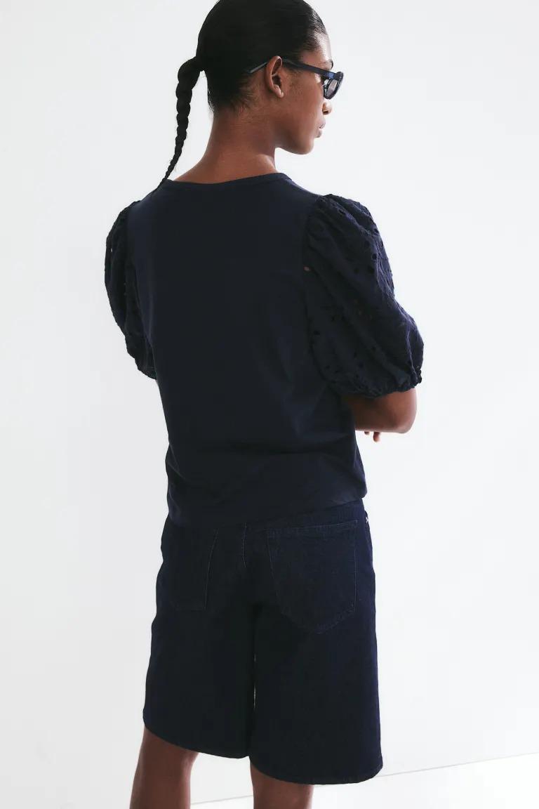 Топ H&M S Темно-синий (1223275П) - фото 2 Топ H&M S Темно-синий (1223275П) - фото 2