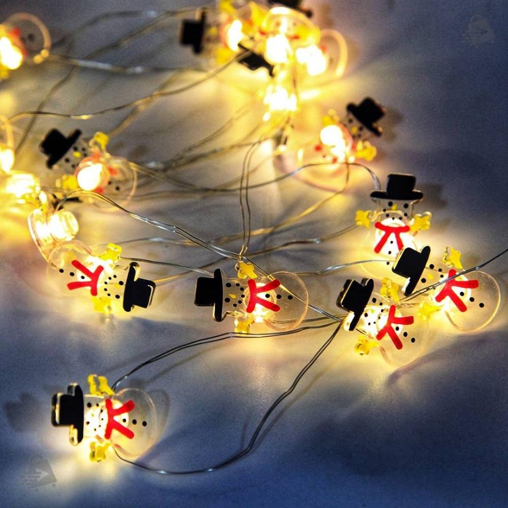 Гирлянда светодиодная Snowman 2 м 20 led 2AA (M50060)