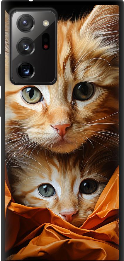 Чехол на Samsung Galaxy Note 20 Ultra Котики 2 (5664b-2051-42517)