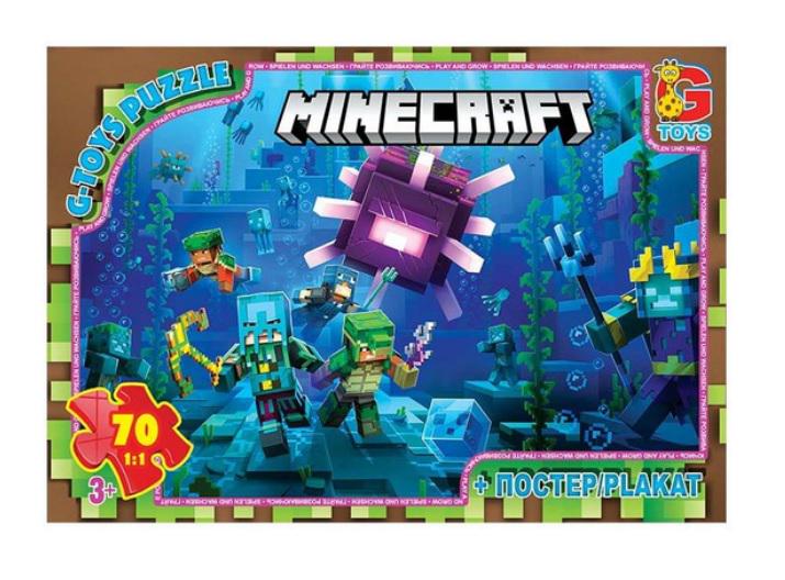 Пазли G-Toys із серії Minecraft 70 ел. (MTT-194705)