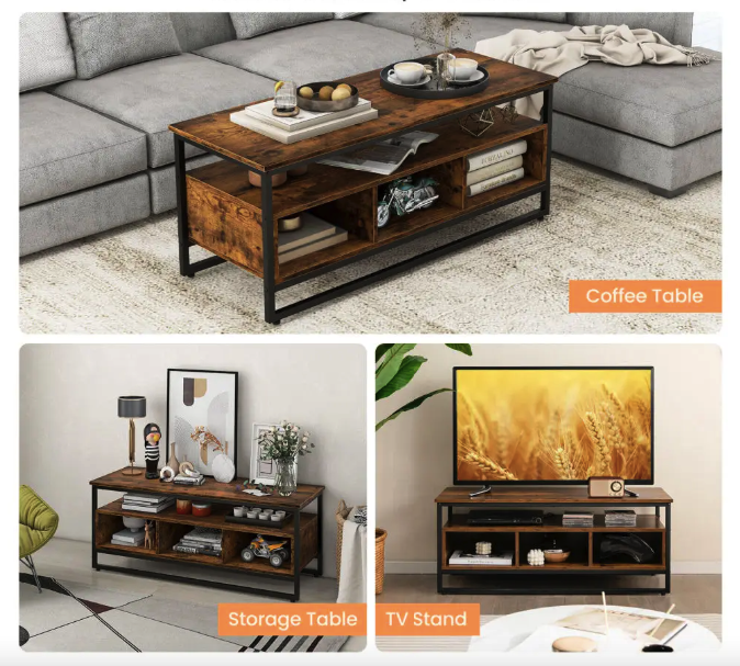 Тумба комод Costway Mary с ящиками Loft (4758) - фото 8 Тумба комод Costway Mary с ящиками Loft (4758) - фото 8