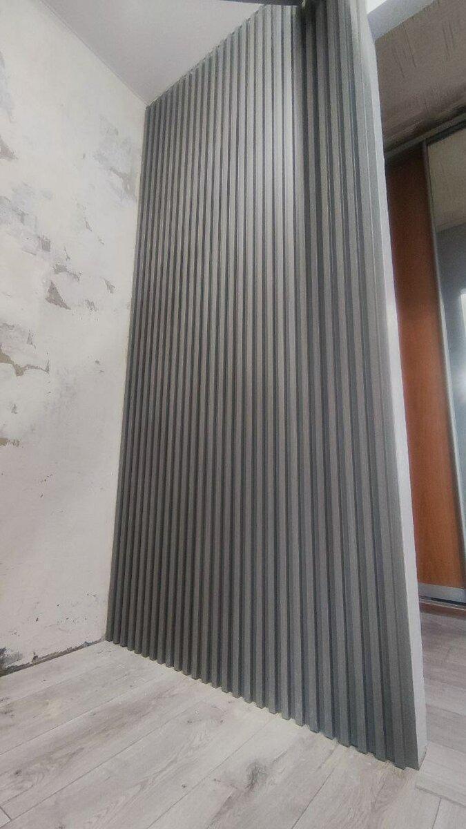 Рельс декоративный WPC стеновой 3000х160х23 мм Стальной Серый (SW-00001528) - фото 4 Рельс декоративный WPC стеновой 3000х160х23 мм Стальной Серый (SW-00001528) - фото 4