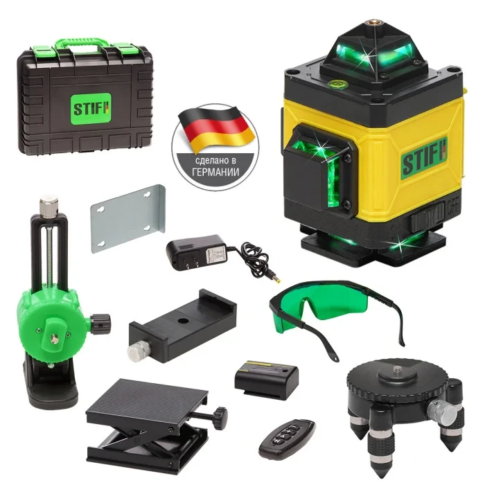 Лазерний нівелір Stif Germany BL-16 4D мікроліфт - фото 2 Лазерний нівелір Stif Germany BL-16 4D мікроліфт - фото 2