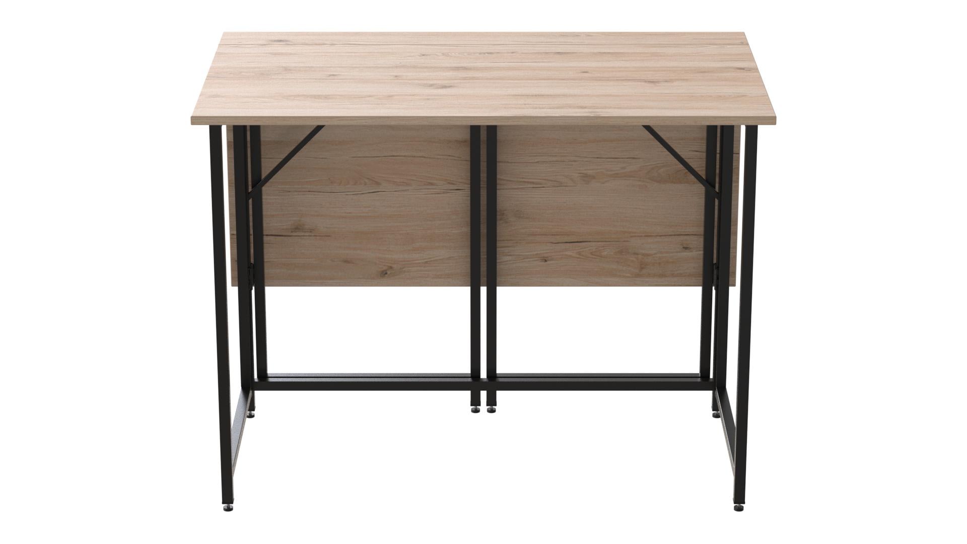 Стіл-книжка трансформер Моріс 2 Ferrum-decor 750x1000x1100 Чорний метал ДСП Дуб Сан-Марино 16 мм (FRD-107320)