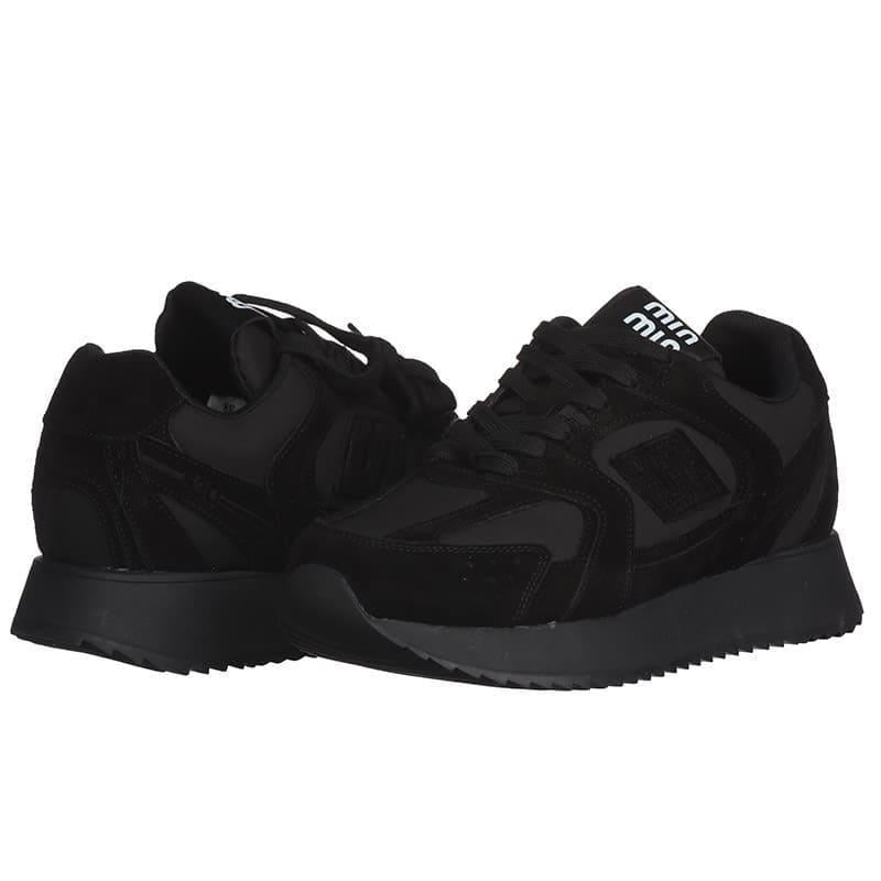 Кроссовки женские Hengji M-1 замшевые р. 41 Черный (20269)