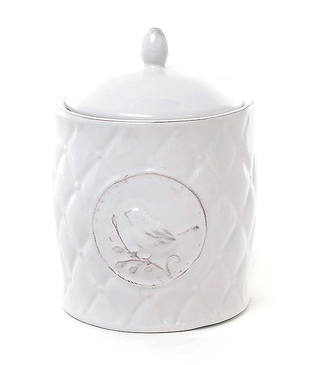 Цукорниця керамічна Leeds Птах 320 мл Білий (BD-545-134)