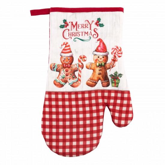 Перчатка кухонная Ardesto Christmas Gingerbread 18х30 см (ART05HG)