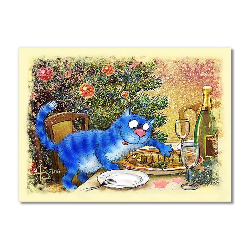 Модульная картина Заливная рыба 1 модуль 50x75 см (_rinaz_20162225005)