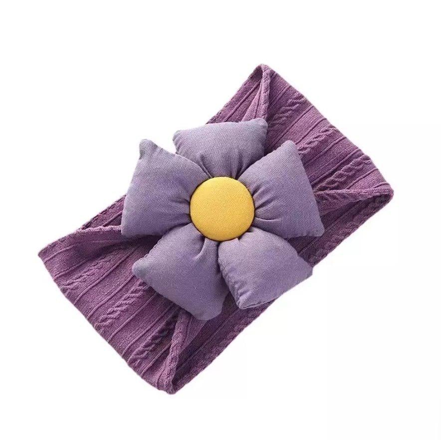 Афробант-пов'язка на голову №3 Квіточка Лавандовий (131238)