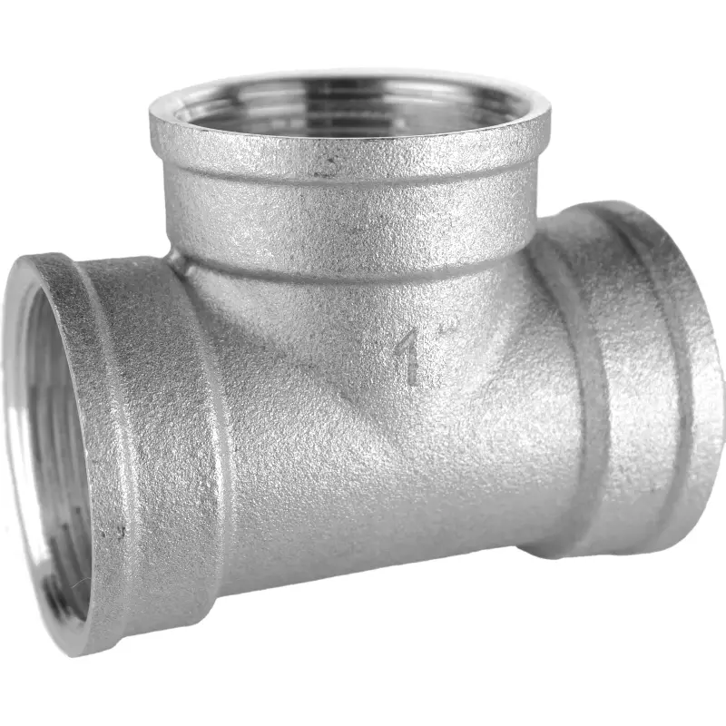 Тройник никелированный 1″ВР х 1″ВР х 1″ВР А0218-1А(нк) VA штампованный (GSR-000027455) Тройник никелированный 1″ВР х 1″ВР х 1″ВР А0218-1А(нк) VA штампованный (GSR-000027455)